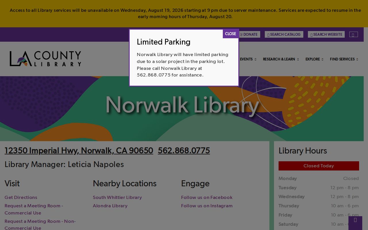 Norwalk residents directory view of Norwalk Library local history resources